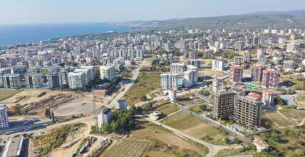 Apartments in a complex with infrastructure in Alanya
