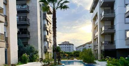 Apartment in an elite complex for citizenship application in Konyaaltı