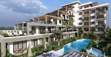 1+1 Apartments in a Complex in Antalya