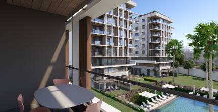 Brand New Apartments near Beach Park in Konyaalti