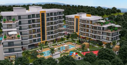 Apartments 300 meters from the sea