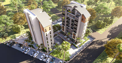 Apartments in a complex close to Mall of Antalya