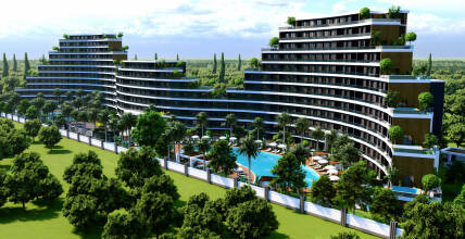 Luxury apartments in a premium-class complex with unique design, Antalya