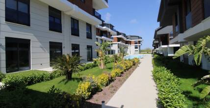 Duplex apartments in a complex with a pool in the Lara area, Antalya.