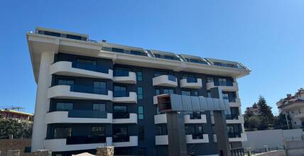 Apartments in the Oba district overlooking the mounthain in Alanya