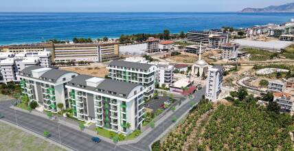 Apartments located 200 meters from the sea in Alanya