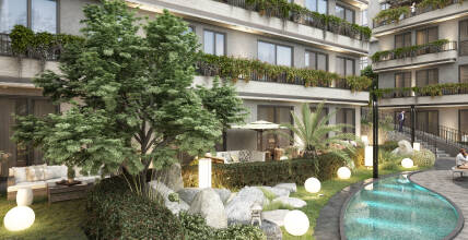 New luxury complex in the prestigious district of Istanbul