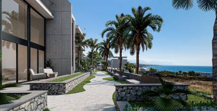 Loft apartments with large terraces in Girne, Northern Cyprus