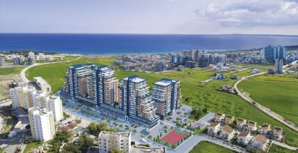 Apartments with sea view in Long Beach, Northern Cyprus