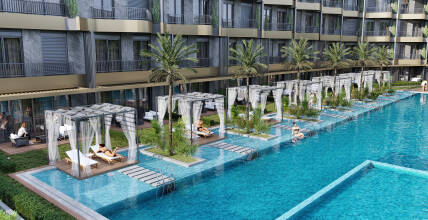 Hotel-type project 500 meters from the beach in Kundu