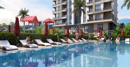 Two-bedroom apartments for permanent residence in Antalya