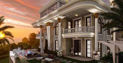 Villas in the Resort Town of Incekum, Alanya