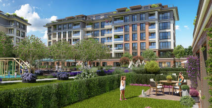 Luxury Residences in an Eco-Friendly District of Istanbul Near the Metro