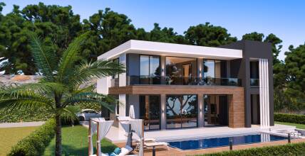 Luxury Villa in Kargicak with Private Pool, Garage and Sea View — Eligible for Citizenship