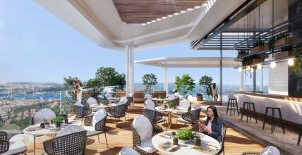 Apartments in Boutique Residences with Panoramic Bosphorus Views in Central Beşiktaş