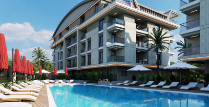 Apartments Eligible for Residence Permit in the Prestigious Konyaaltı District, Antalya