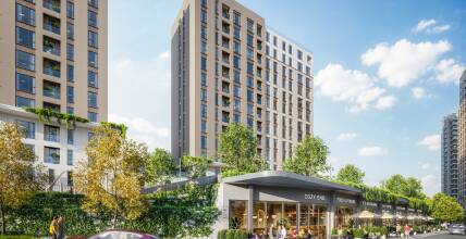 Modern apartments in the European side of Istanbul