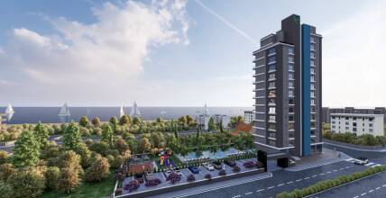 Sea-view apartments in Mersin with installment plan